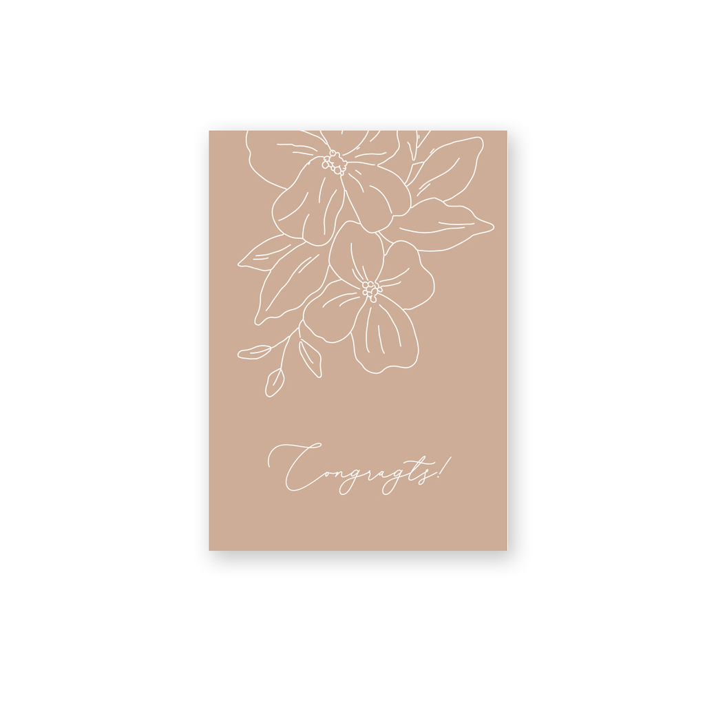 Postkarte "Congrats" 10 Stück