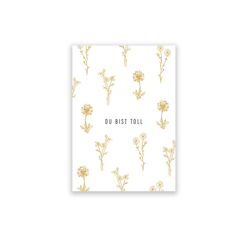Postkarte "Du bist toll" 10 Stück