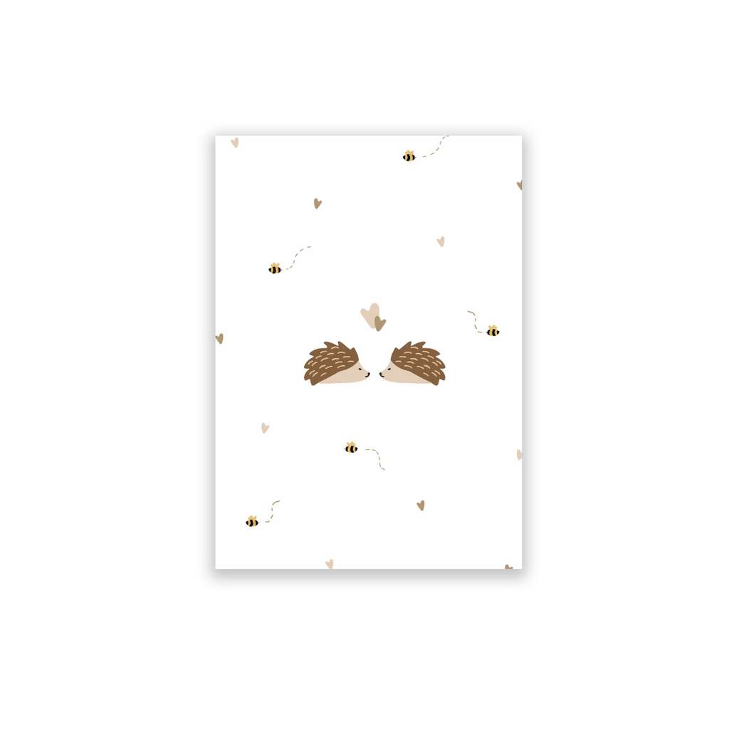 Postkarte Süsse Igel 10 Stück