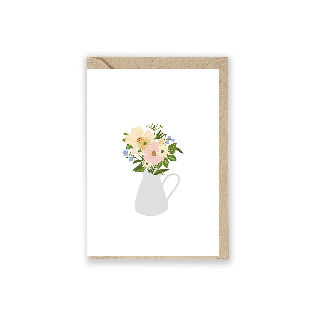 Grusskarte Blumenstrauss 5 Stück