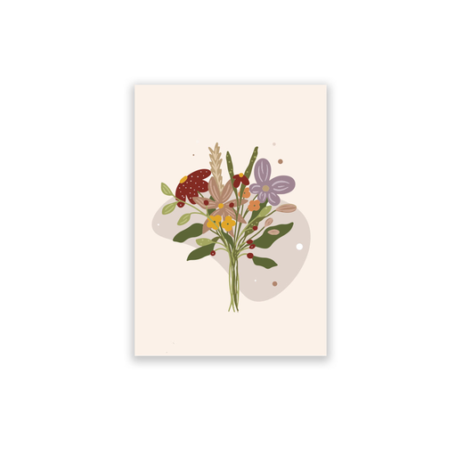 [PK 4.1-10] Postkarte Bouquet 10 Stück