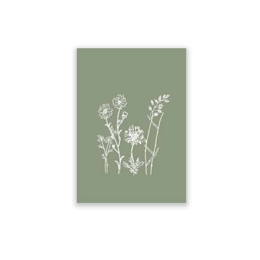 [PK 4.2-10] Postkarte Field Flowers 10 Stück